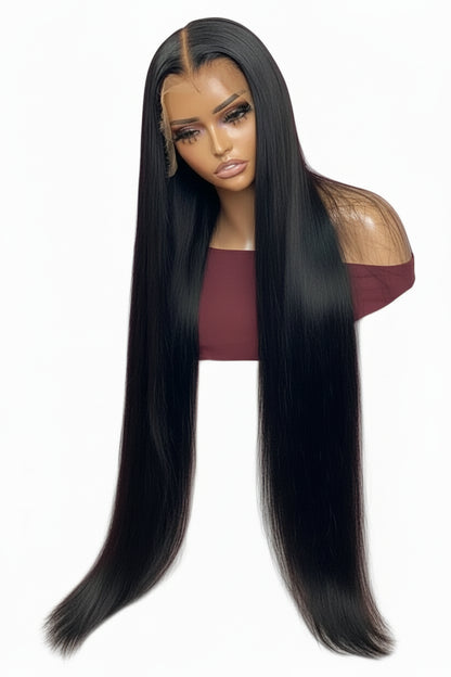 13X6 & 13x4 Bone Straight human hair wig with Transparent Lace for women