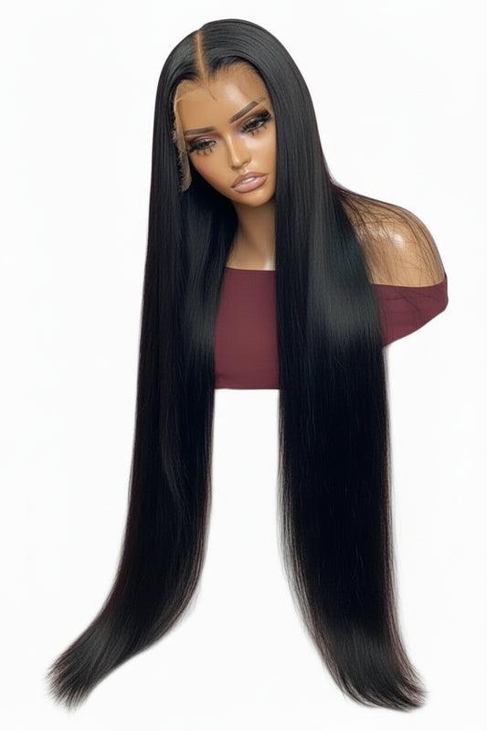 13X6 & 13x4 Bone Straight human hair wig with Transparent Lace for women